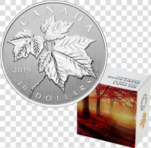 2019 1 2 Oz Canada Maple Leaf   Canadian Quarters Maple Leafs  HD Png Download