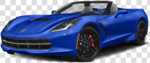 Corvette Stingray 1lt Z51 Pkg   Blue 2019 Chevrolet Corvette Convertible  HD Png Download