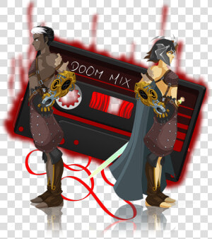 Transparent Doom Png   Dragonfable Corrupted Doom Cassette  Png Download