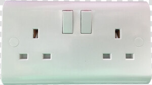 Double A Switch Socket   Electrical Connector  HD Png Download