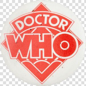 Doctor Who Red Entertainment Button Museum   Doctor  HD Png Download