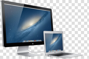 27thunderboltdisplay 34l Mtnlion 13mba 34l Mtnlion   Macbook Air Apple Cinema Display  HD Png Download