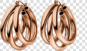 Paul Balentine Triple Hoop Earrings  HD Png Download