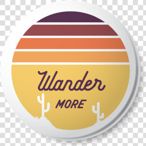 Wander More Button   Circle  HD Png Download