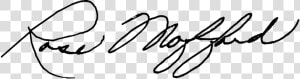 Rose Mofford Signature   Free Signature Png  Transparent Png