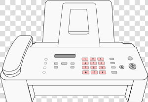 This Free Icons Png Design Of Modern Fax Machine     Draw A Fax Machine  Transparent Png