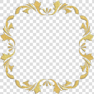 Clip Art Moldura Redonda Dourada   Moldura Arabesco Dourado Png  Transparent Png