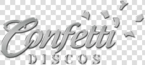 Confettidiscoslogo Cropped   Calligraphy  HD Png Download