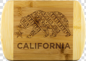 Zig Zag California Bear Cutting Board   Cutting Board  HD Png Download