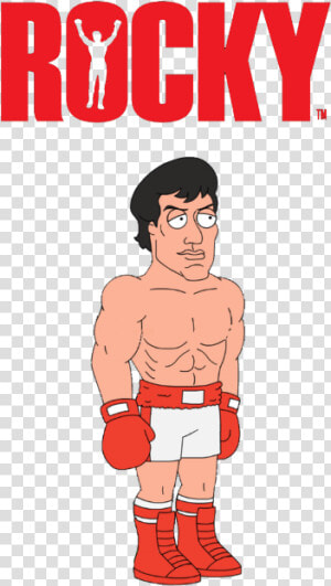  rocky    balboa    boxing    familyguy    freetoedit   Rocky Balboa Cartoon  HD Png Download