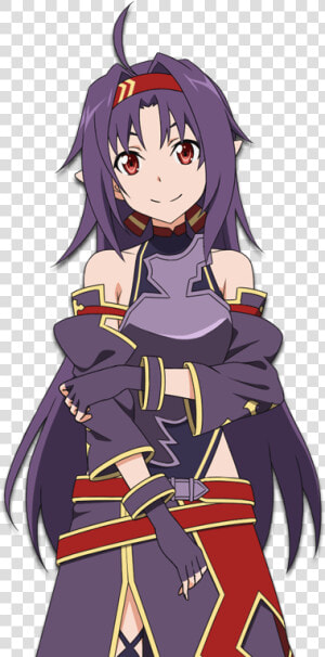 Anime Character Png   Sao Yuuki Transparent  Png Download