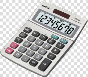 Calculator Png Transparent Images   Casio Ms 80s  Png Download