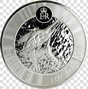 1 Oz Cayman Islands Marlin Silver Coin 2019  HD Png Download