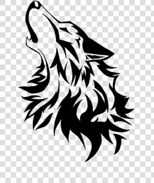 Wolf Commision Howling By Wolfsouled Image Vector Clip   Cartoon Wolf Head Howling  HD Png Download