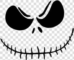 Jack Skellington Face Pumpkin  HD Png Download