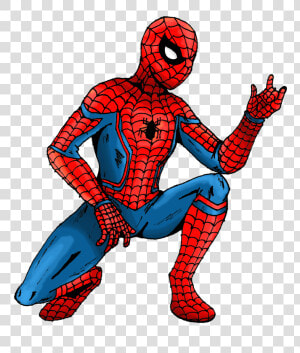 Old Classic Spiderman Costume Png Clipart   Spider Man Classic Transparent  Png Download