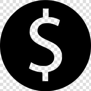 Dollar   Dollar Sign Icon Circle  HD Png Download