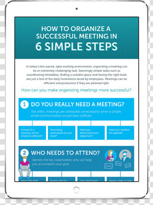 Organize A Successful Meeting  HD Png Download