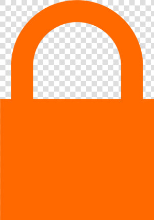 Transparent Padlock Clipart Png   Orange Lock Icon Png  Png Download