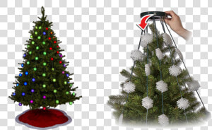 Christmas Lights Easy Installation Tree  HD Png Download