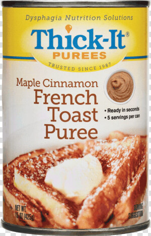 Thick it Maple Cinnamon French Toast Puree 15 Oz Can   French Toast Puree  HD Png Download