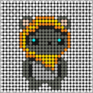 Ewok Perler Bead Pattern   Bead Sprite   Perler Bead Crown Pattern  HD Png Download