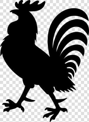 Art beak tail black And White wing coloring   Rooster Coat Of Arms  HD Png Download