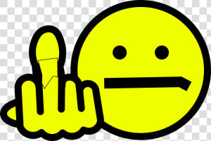 Emoticon yellow facial Hello thumb pleased line Art gesture symbol   Mad Emoji  HD Png Download