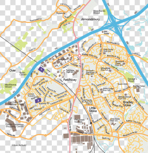 Map Of Primary Schools In Patchway   Map Of Patchway Bristol  HD Png Download