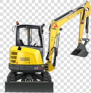 Wacker Neuson Ez36 Zero Tail Compact Excavator   Wacker Neuson Et 35  HD Png Download