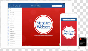 Merriam Webster On Phone  HD Png Download