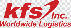 Kfs Worldwide Logistics Logo Transparent   Logistics  HD Png Download