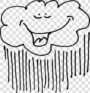 Black Cartoon Cloud Free Picture   Raining Clouds Clip Art  HD Png Download