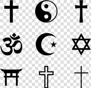 Religion Symbols 50 Free Icons   Islam Hinduism And Buddhism  HD Png Download