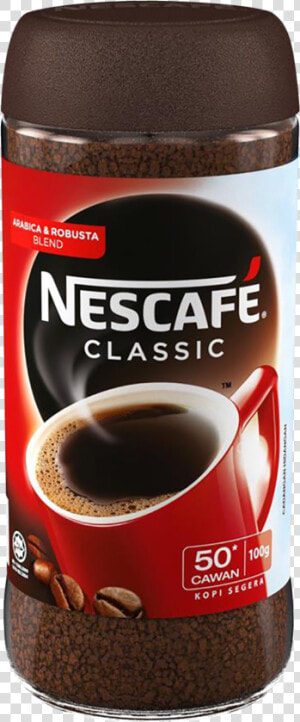 Nescafe Classic 100g   Nescafe Coffee Jar  HD Png Download