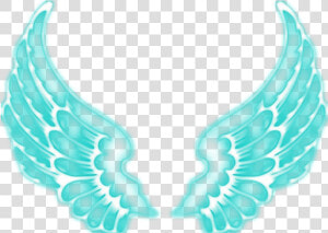  angel  angels  wing  wings  fairy  ftestickers  blue   Neon Light Wings Png  Transparent Png