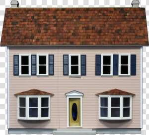 Bay Harbor Front opening Dollhouse Kit   Front Of A Doll House  HD Png Download