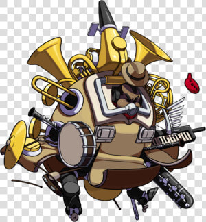 Guy Performs Free Jazz To Competitive Smash Bros   Strike Up The Band Skullgirls  HD Png Download