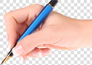 Hand Writing With Pen Png   Hands Holding A Pen  Transparent Png