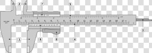 Vernier Caliper Micrometer  HD Png Download