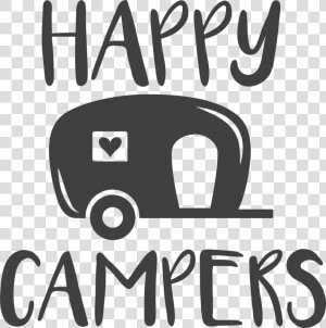 Clip Art Happy Camper Silhouette   Transparent Happy Camper Png  Png Download