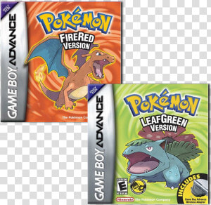 Pokémon Rojo Fuego Y Verde Hoja   Pokemon Fire Red Box Art  HD Png Download