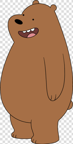 We Bare Bears Grizz Standing  HD Png Download