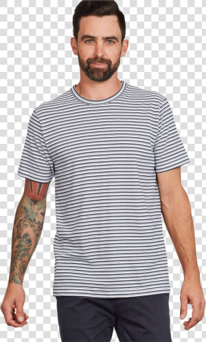 Organic Thin Stripe Tee Title Organic Thin Stripe   Neymar Official  HD Png Download