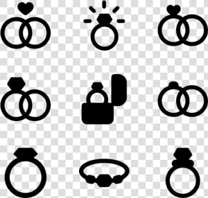 Wedding Elements Png   Wedding Ring Icon Vector  Transparent Png