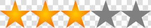 Three Stars Png   3 5 Stars Png  Transparent Png