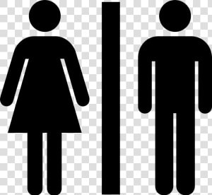 Unisex Bathroom Sign  HD Png Download