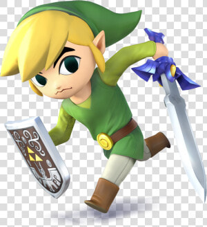 Toon Link Png   Super Smash Bros Wii U Toon Link  Transparent Png