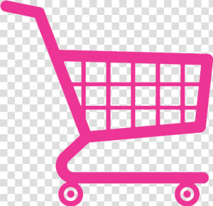 Pink Shopping Cart Icon   Red Shopping Cart Logo  HD Png Download