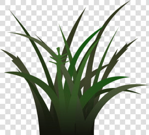 Darker Grass Shaded Clip Arts   Dark Green Grass Cartoon  HD Png Download